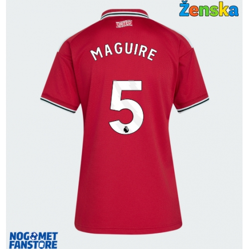 Manchester United Harry Maguire #5 Domaci Dres za Ženska 2026-27 Kratak Rukav